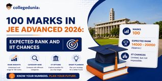 100 Marks in JEE Advanced 2026: Expected Rank and IIT Chances